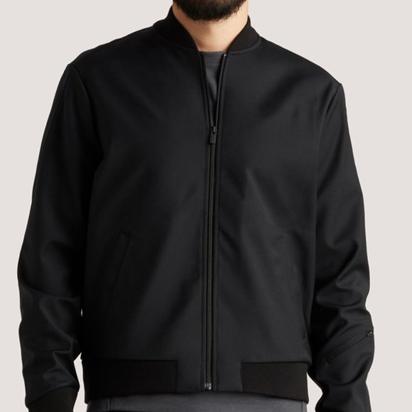 Men's icebreaker City Label Cool-Lite™ Merino Black Bomber Jacket